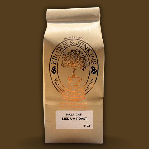 Half-Caf Medium Roast Coffee - 10 ounce bag