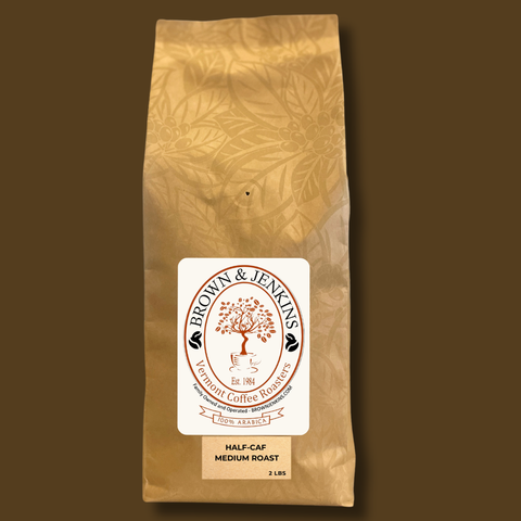 Half-Caf Medium Roast Coffee - 2 LB Bag
