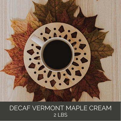 S.W.P. Decaf Vermont Maple Cream Coffee - 2 LB Bag