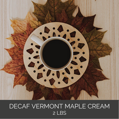 S.W.P. Decaf Vermont Maple Cream Coffee - 2 pound bag