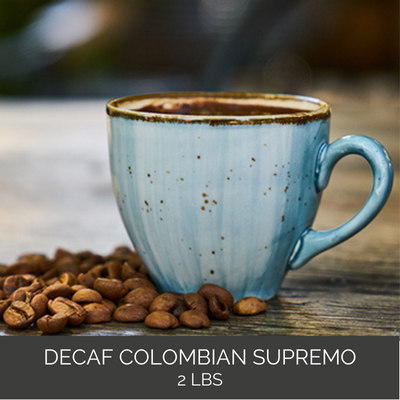S.W.P. Decaf Colombian Supremo Coffee - 2 pound bag