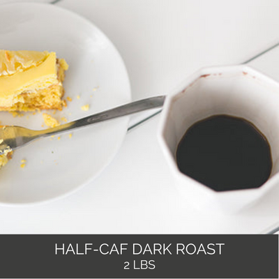 Half-Caf Dark Roast Coffee - 2 pound bag