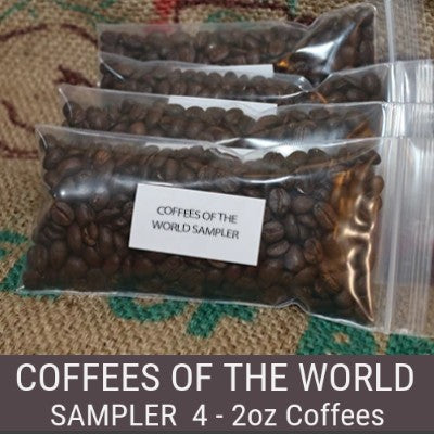 coffees of the world sample packages from brown and jenkins single origin collection